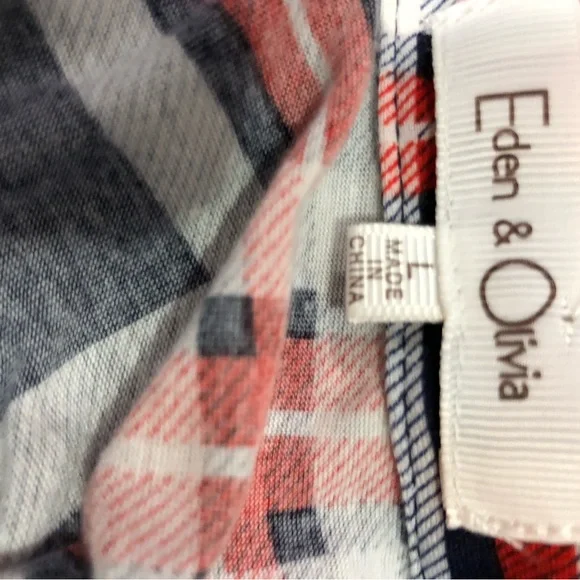 Eden & Olivia Vibrant Plaid Top - Picture 7 of 7